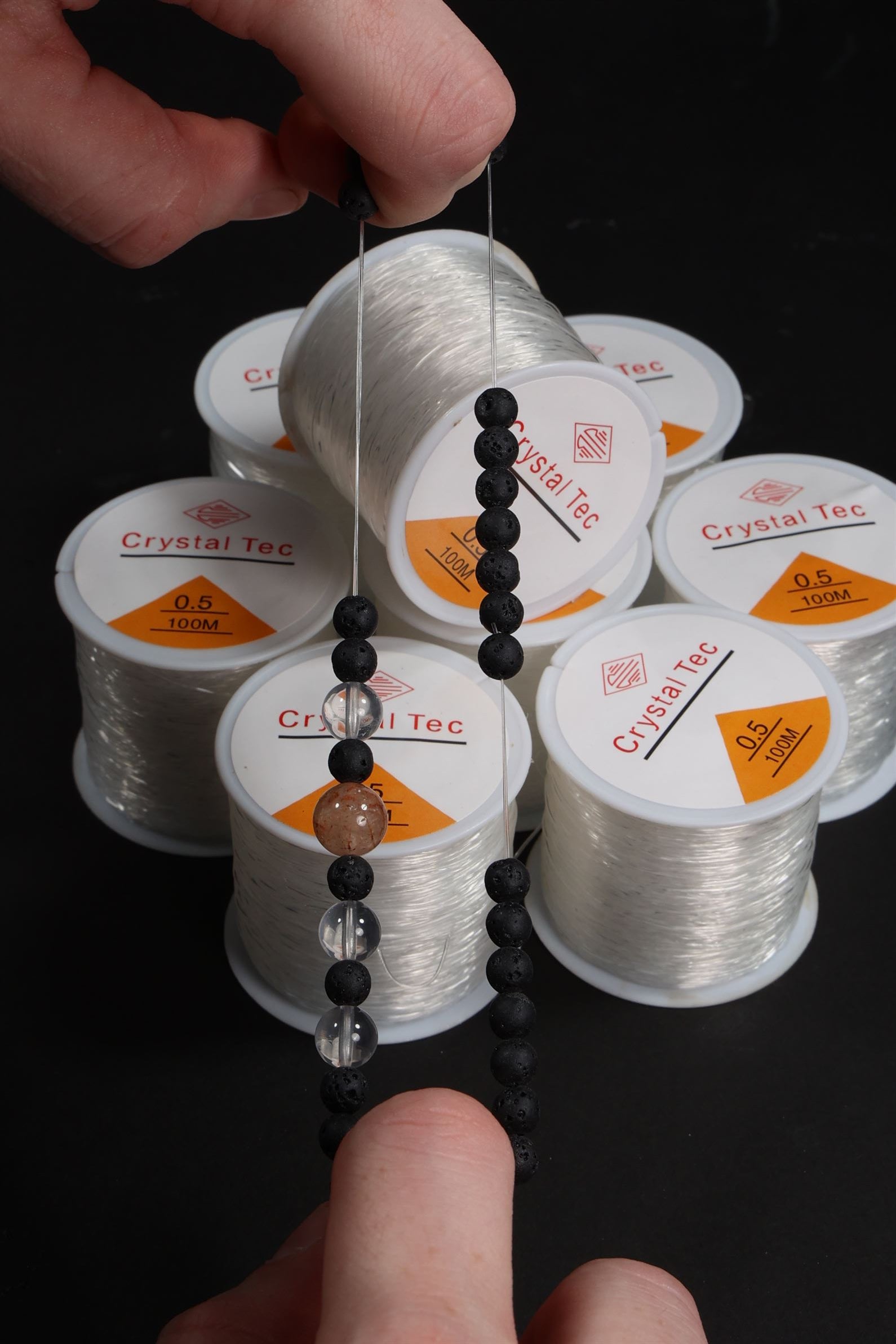 Elastic Bracelet Thread | Stretchy Beading String Cord | Crystal Tec - 0.5mm / 100M