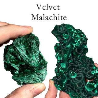 Silky Malachite Clusters