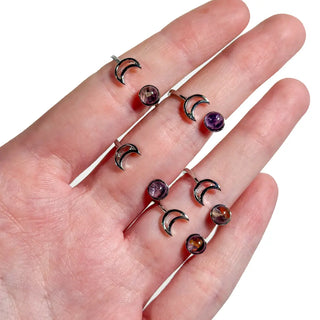 Adjustable 925 Sterling Silver Gemstone Rings