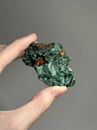 Silky Malachite Clusters