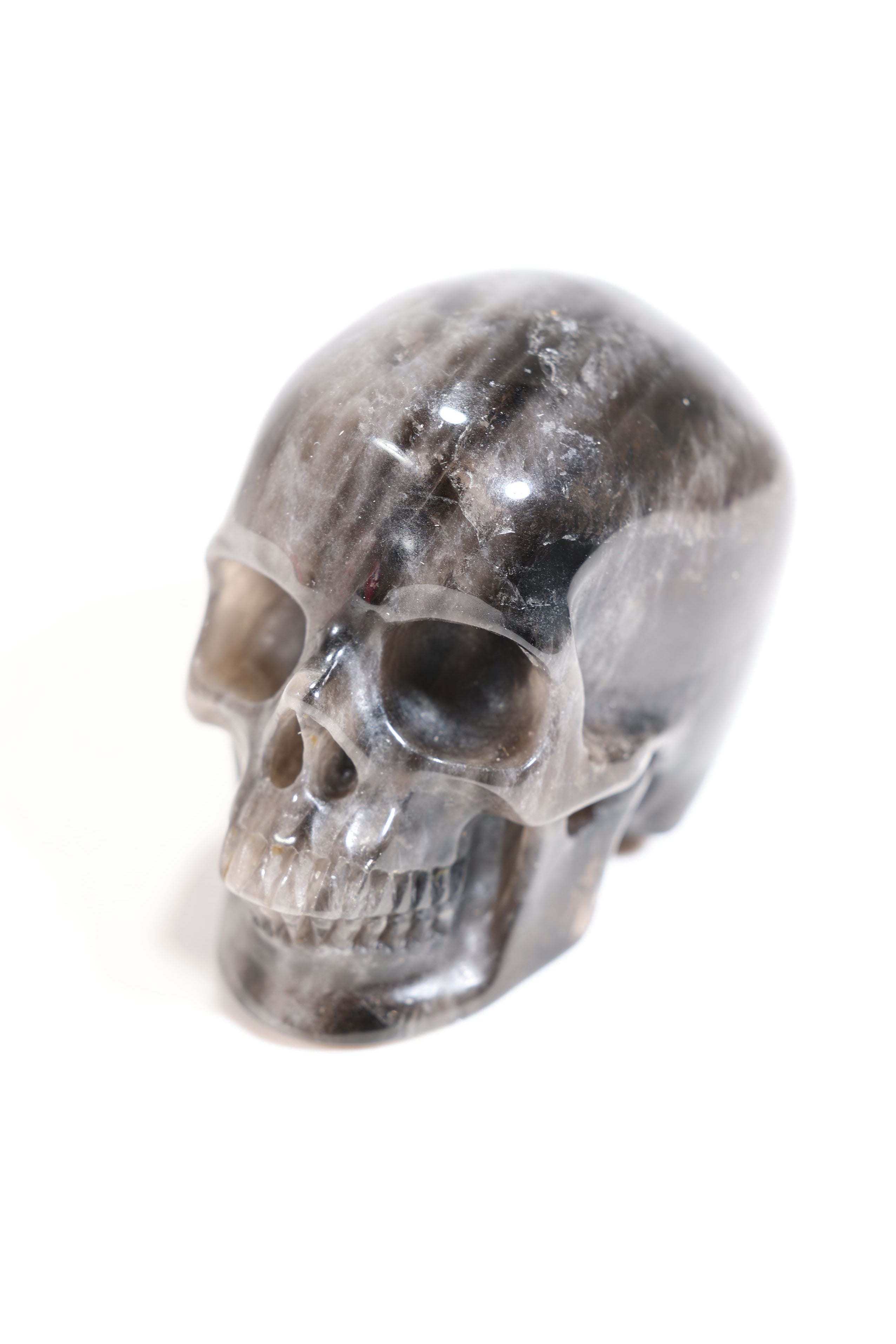 Smoky Quartz 2" Skull - Forgotten Rarities