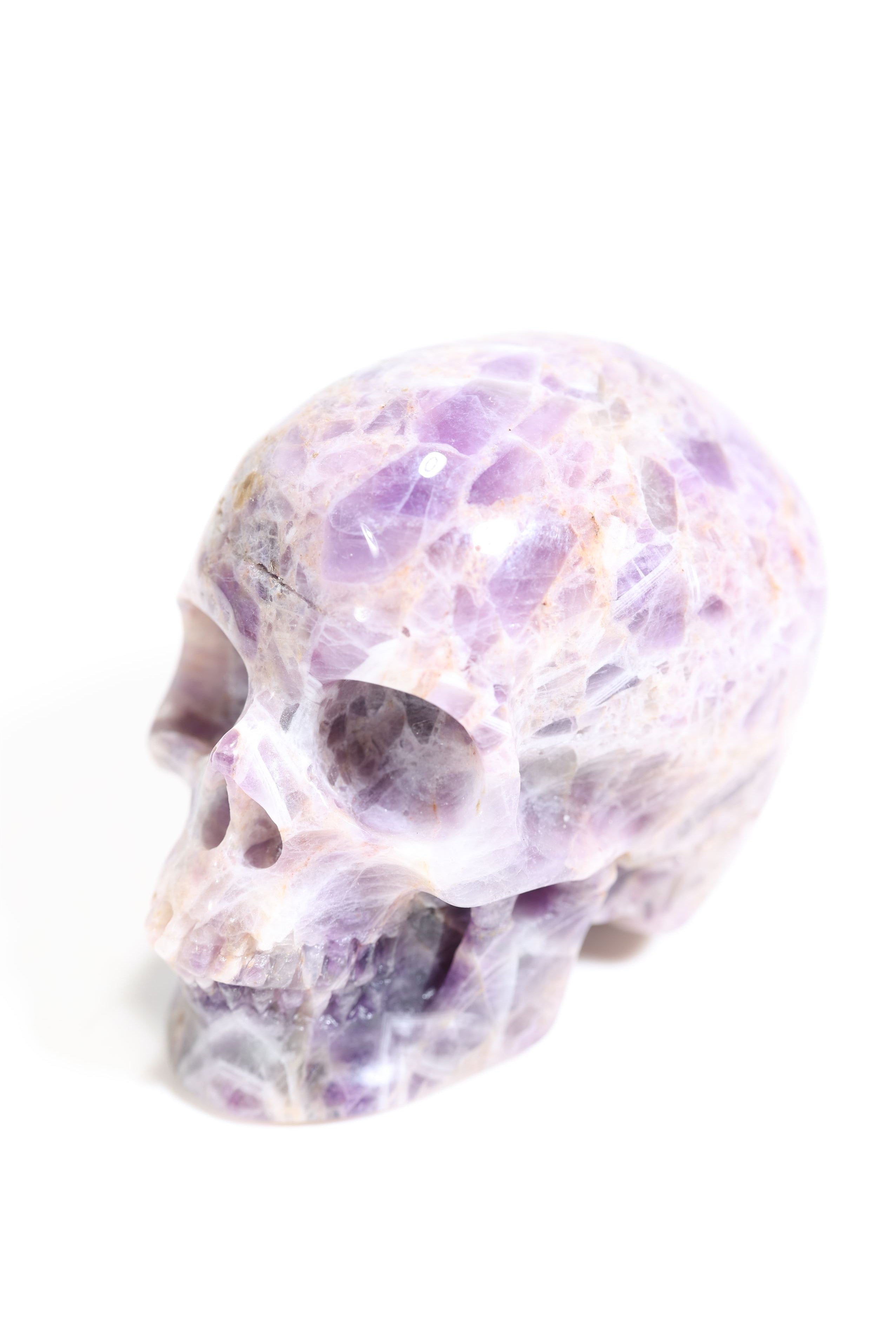 Chevron Amethyst 2" Skull - Forgotten Rarities