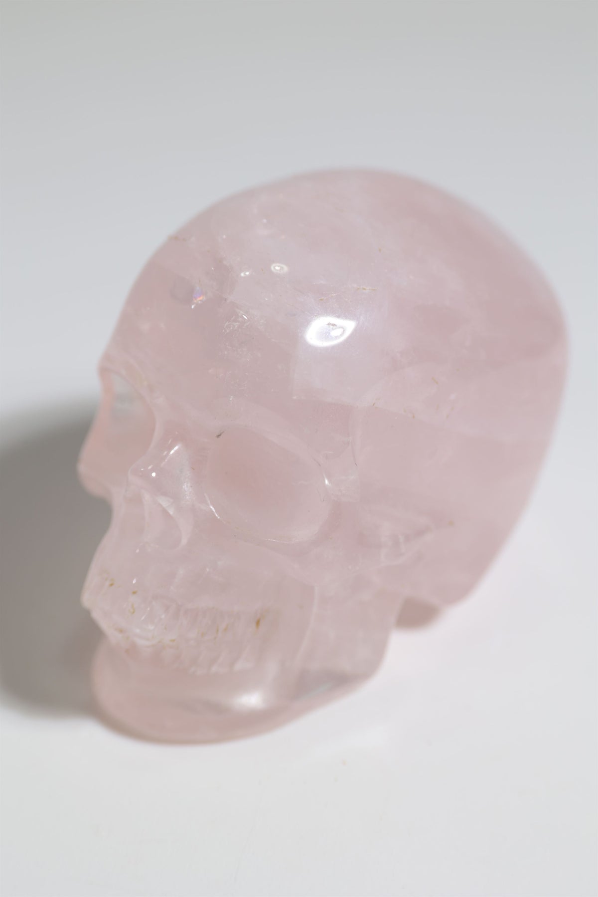 Rose Quartz 2" Skull - Forgotten Rarities
