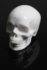 White Jade 2" Skull - Forgotten Rarities