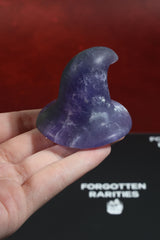 Purple Fluorite Witch Hat