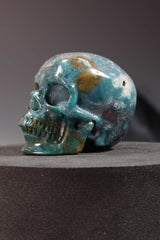 Ocean Jasper Skull Carving