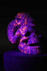 Yooperlite Ram + Skull Carving
