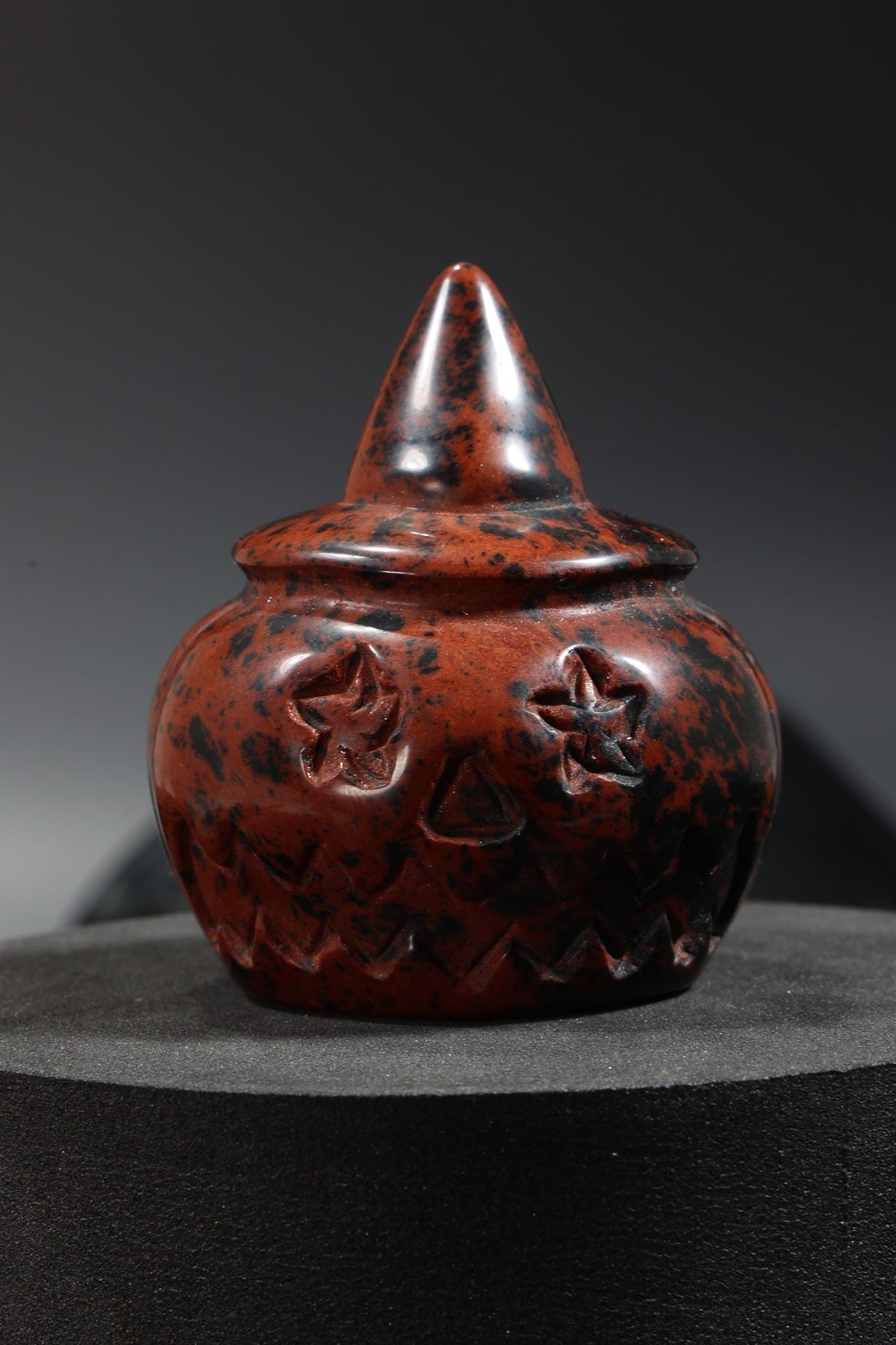 Mahogany Obsidian Pumpkin Carving