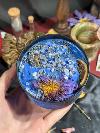 Lunar Lotus – Hand-Poured Soy Candle 🌙✨