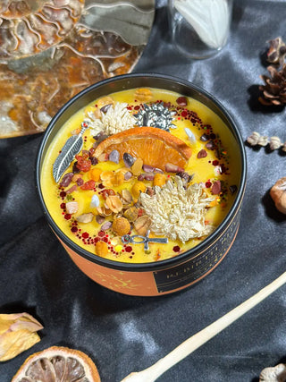 Rebirth Ritual – Hand-Poured Soy Candle ☀️🔥
