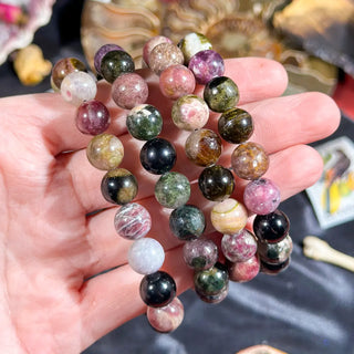 Rainbow Tourmaline Stretchy Bracelet