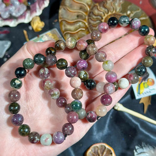 Rainbow Tourmaline Stretchy Bracelet