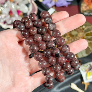 Garnet Stretchy Bracelet