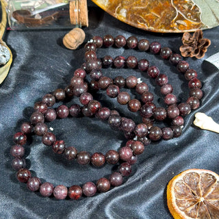Garnet Stretchy Bracelet