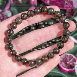Garnet Stretchy Bracelet