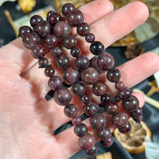 Garnet Stretchy Bracelet