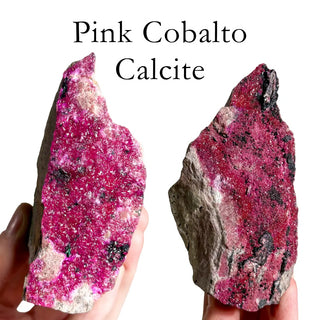 Pink Cobalto Calcite Clusters