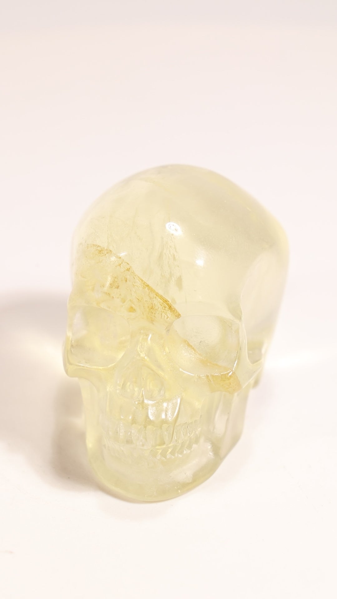 Natural Citrine 2" Skull
