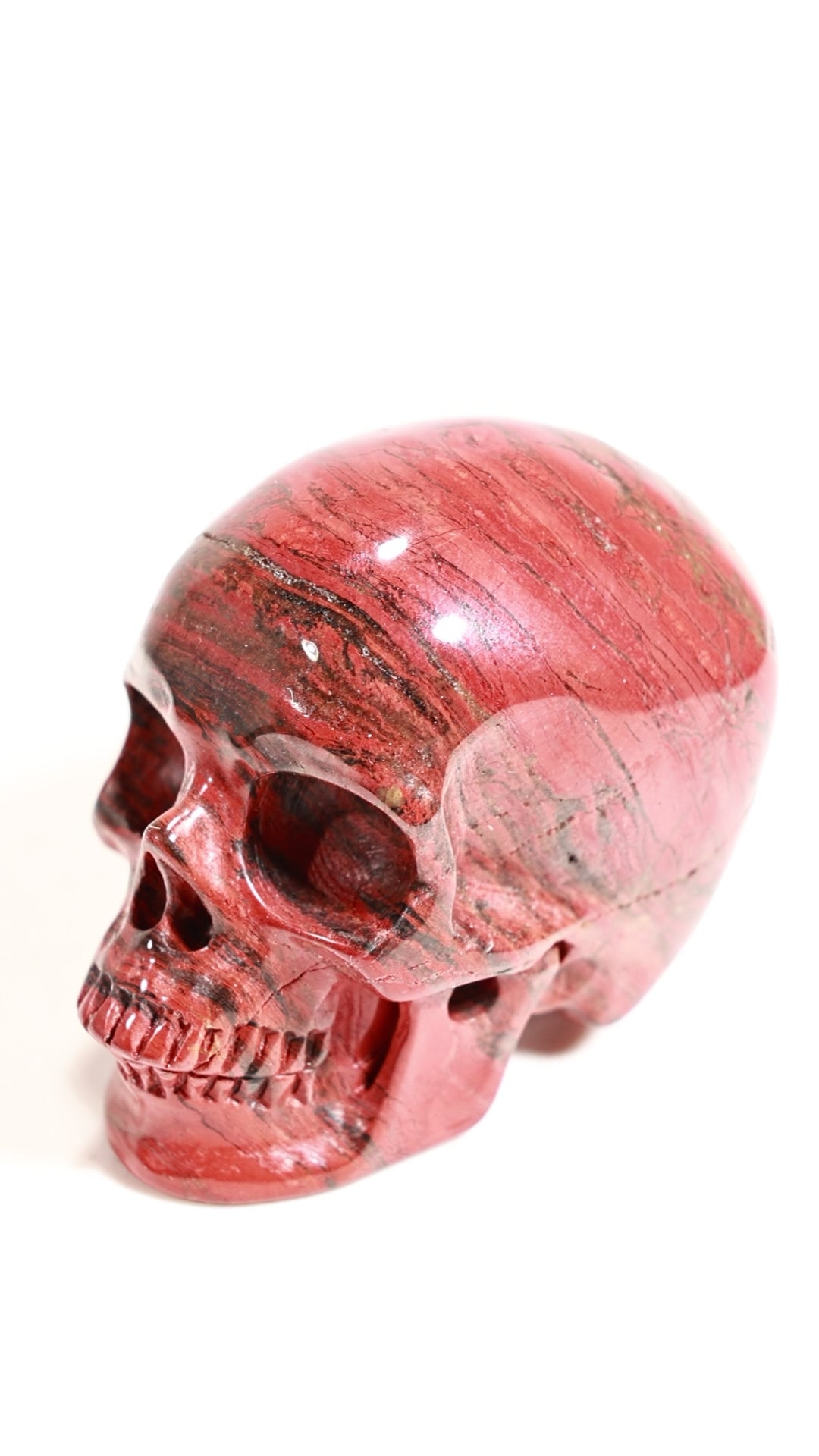 Red Jasper 2" Skull